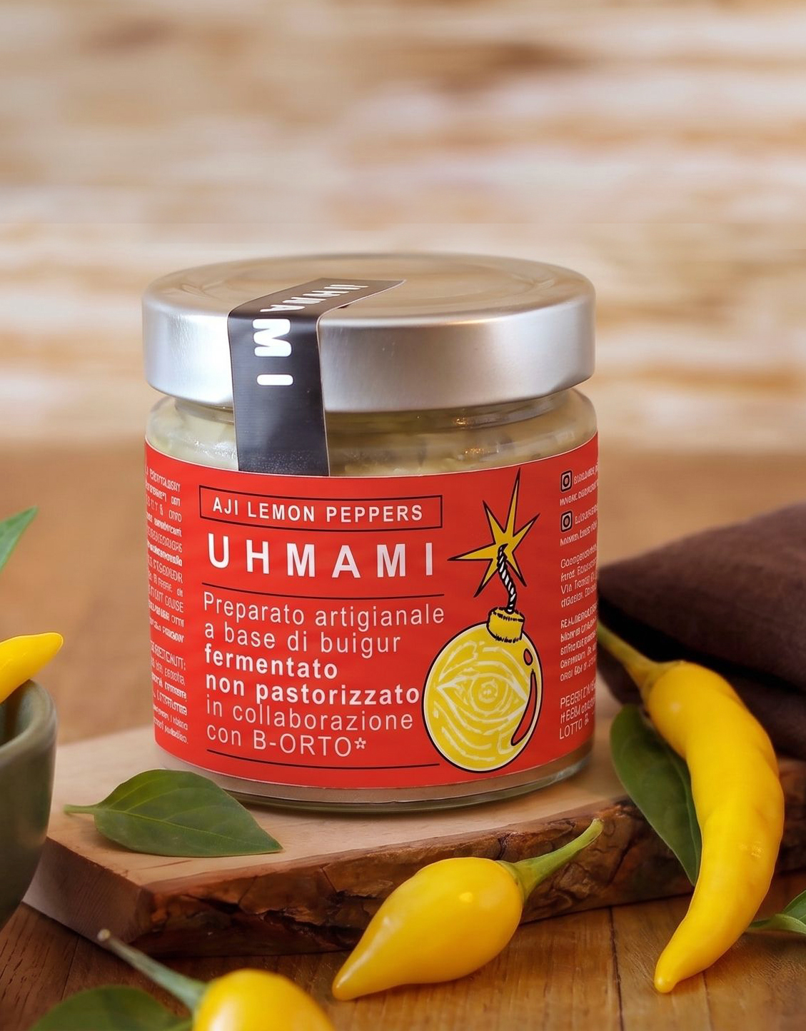 Uhmami Palline Classiche Peperoncino Aji Lemon